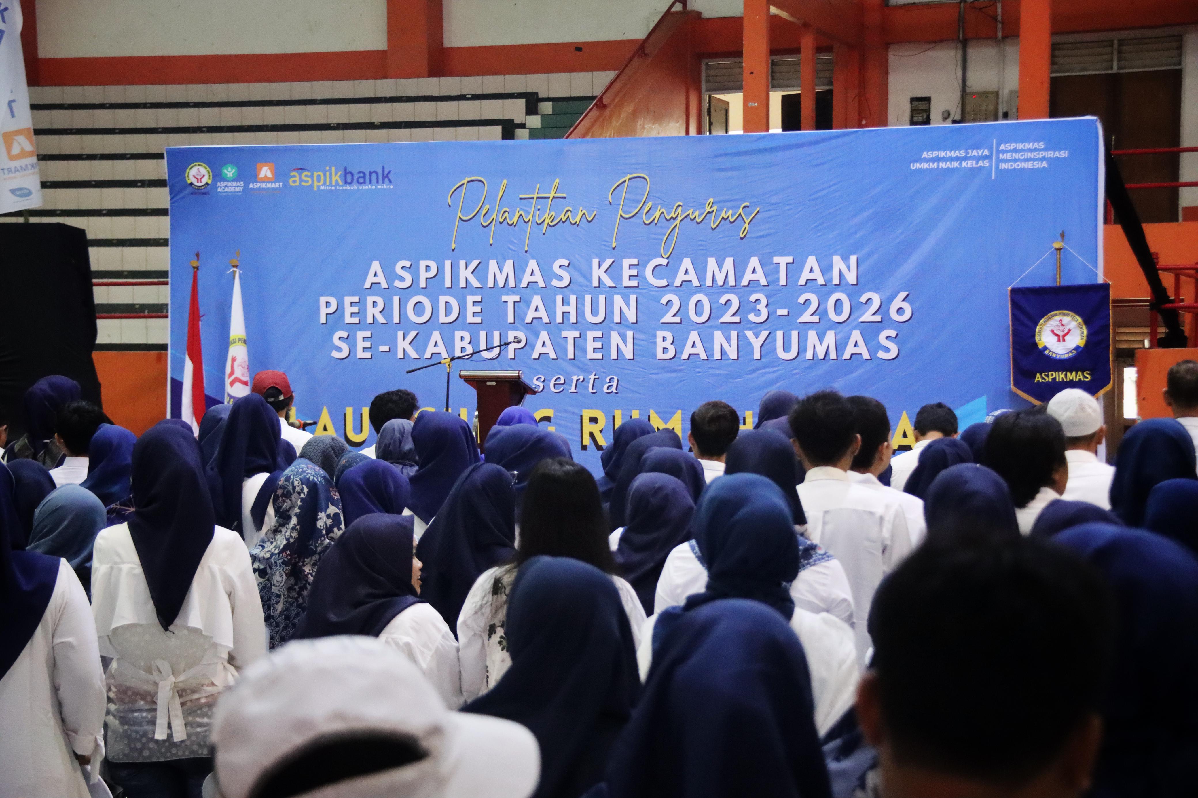 Resmi Dilantik, Pengurus Aspikmas Kecamatan se-Kabupaten Banyumas Harus Punya Tiga Budaya Malu