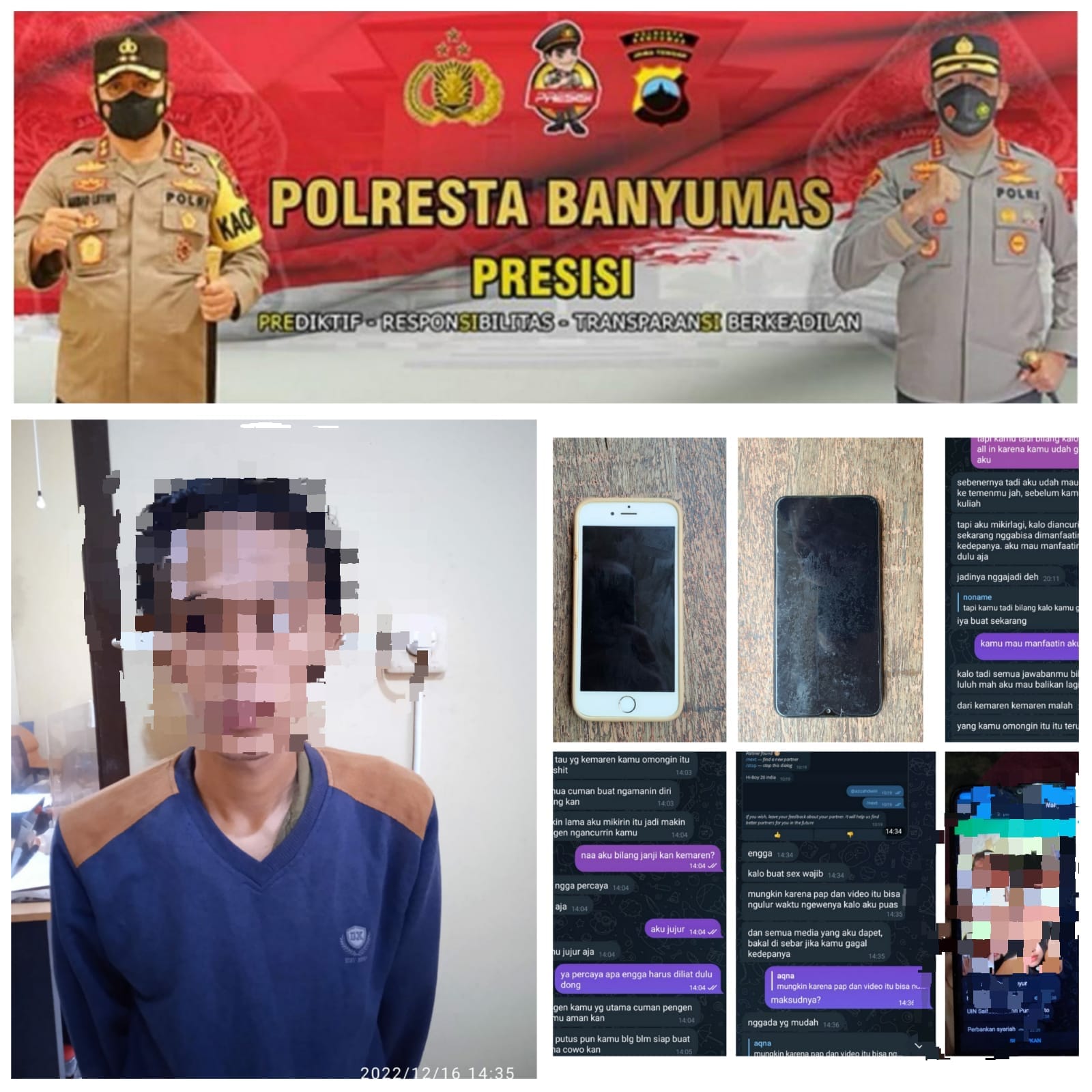 Waduh, Pemuda di Banyumas Nekat Sebar Foto Syur Mantan Pacarnya di Medsos, Ini Alasannya