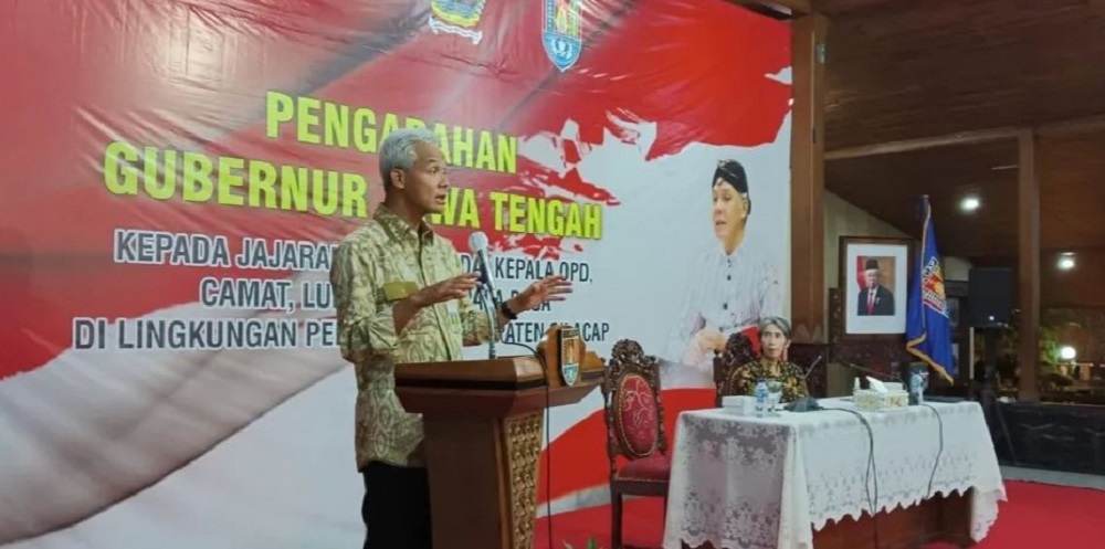 Gubernur Ganjar Pranowo Jamin PJ Bupati Cilacap Anti Korupsi