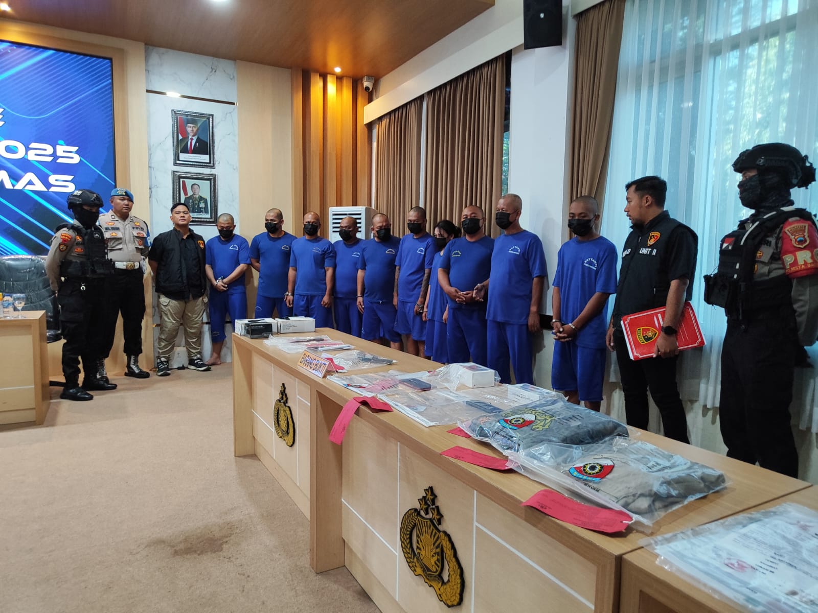 15 Hari Operasi Aman Candi, 9 Pria dan 1 Wanita Diamankan Polresta Banyumas 