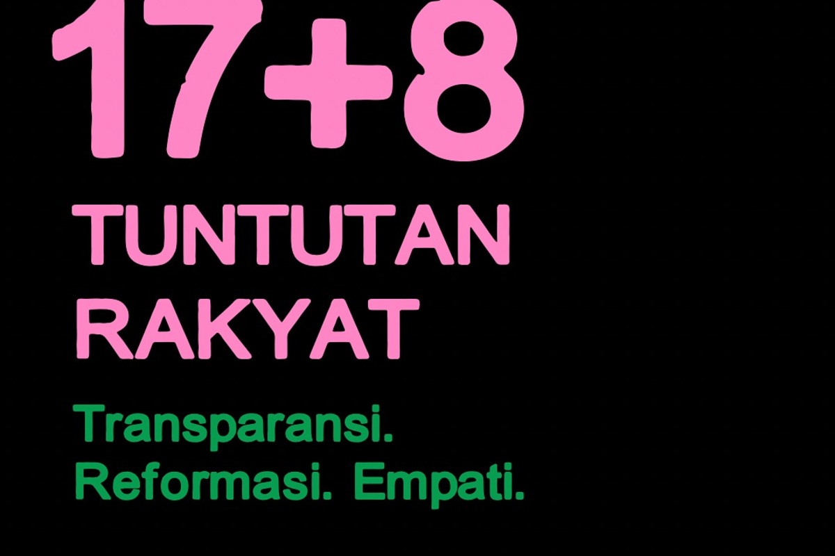 Gerakan 17+8 Tuntutan Rakyat, Suara Perubahan Indonesia 2025