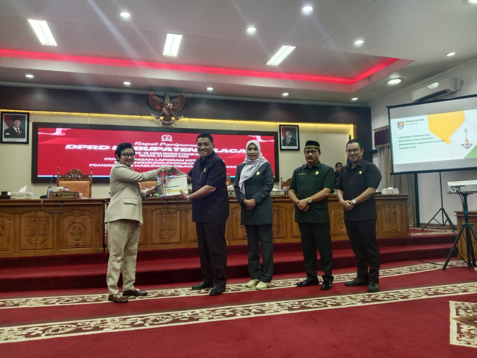 PAD Cilacap Tahun 2025 Melebihi Target, Tercapai Rp1,085 Triliun