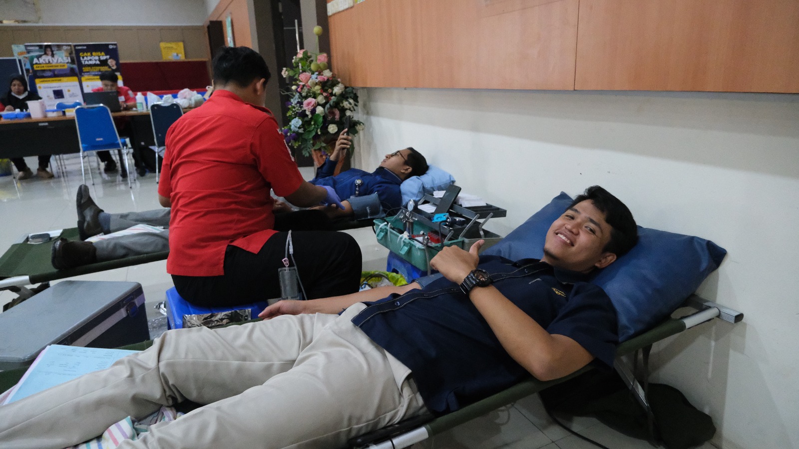 Hari Oeang RI ke-79: KPP Purbalingga Dukung Program Donor Darah 1 Ton Kemenkeu Jateng