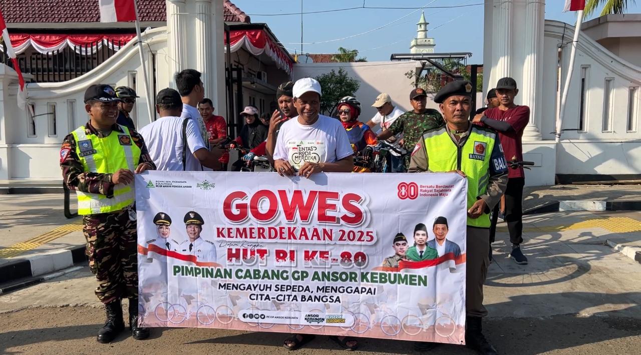 Wabup Lepas Gowes Kemerdekaan HUT RI Ke-80
