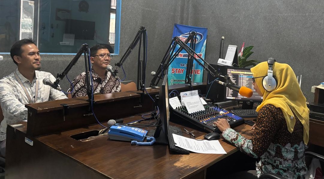 KPP Pratama Cilacap Gelar Talkshow Radio, Edukasi Wajib Pajak Jelang Deadline SPT