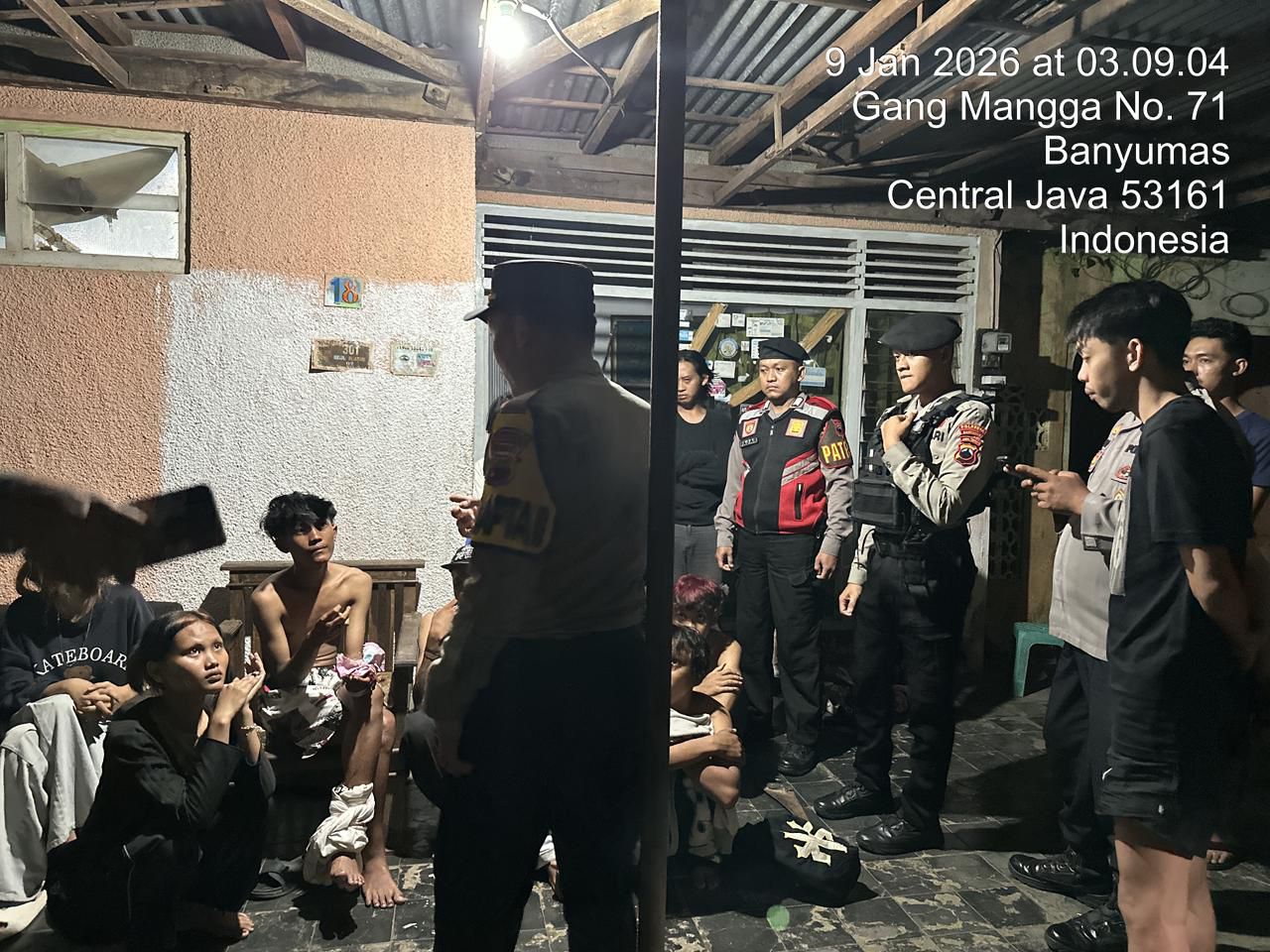 Tawuran Dini Hari di KS Tubun Purwokerto Digagalkan Polisi, 12 Orang Diamankan