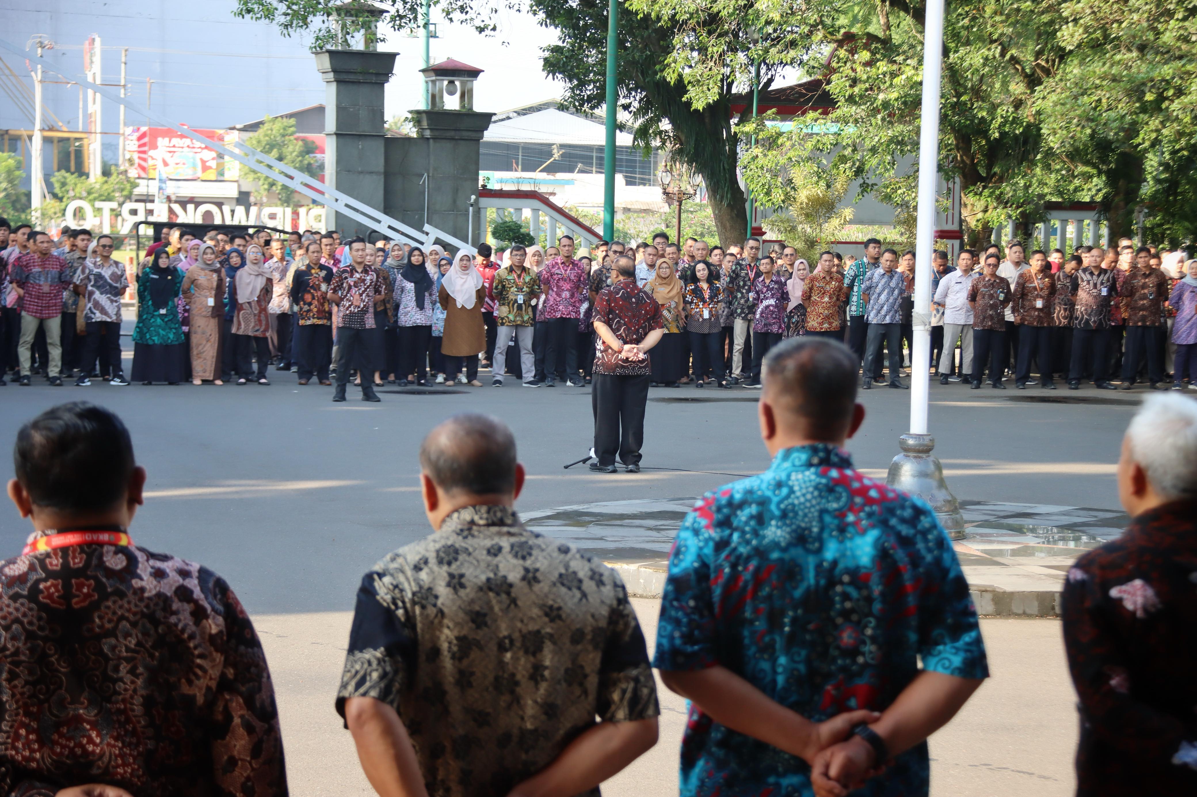 Hari Pertama Masuk Usai Libur Lebaran, PNS Pemkab Hampir 100 Persen Masuk Semua
