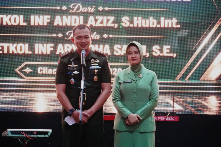Letkol Inf. Aryudha Sakti Resmi Jabat Dandim 0703/Cilacap