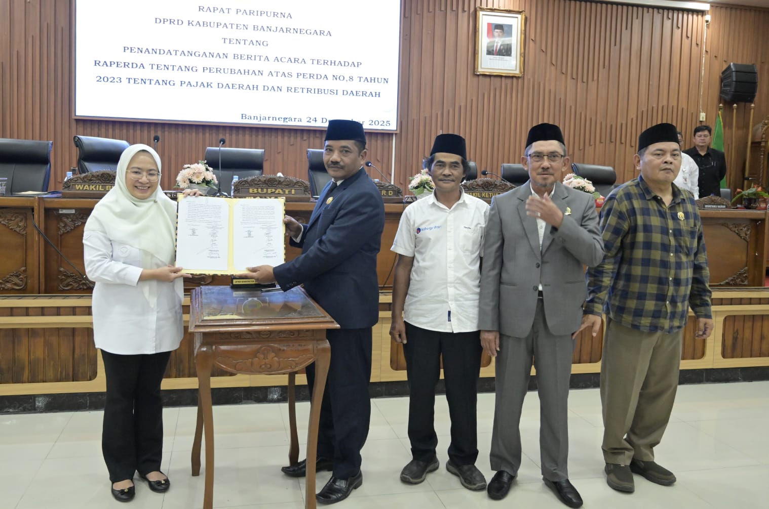 Slamet SM Resmi Jabat Ketua DPRD Banjarnegara