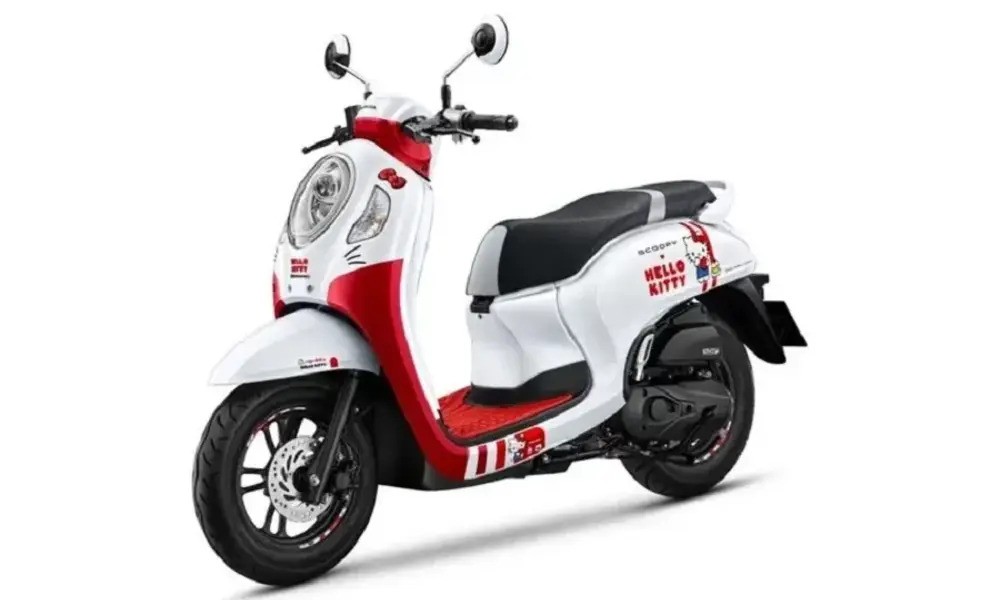 Limited Edition! Honda Keluarkan Motor Matic Scoopy Edisi Hello Kitty