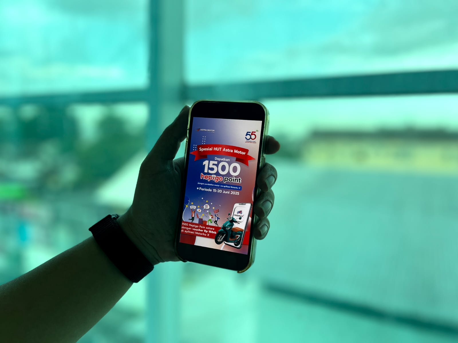 Rayakan HUT ke-55, Astra Motor Hadirkan Promo Spesial untuk Konsumen Setia di Aplikasi Motorku X