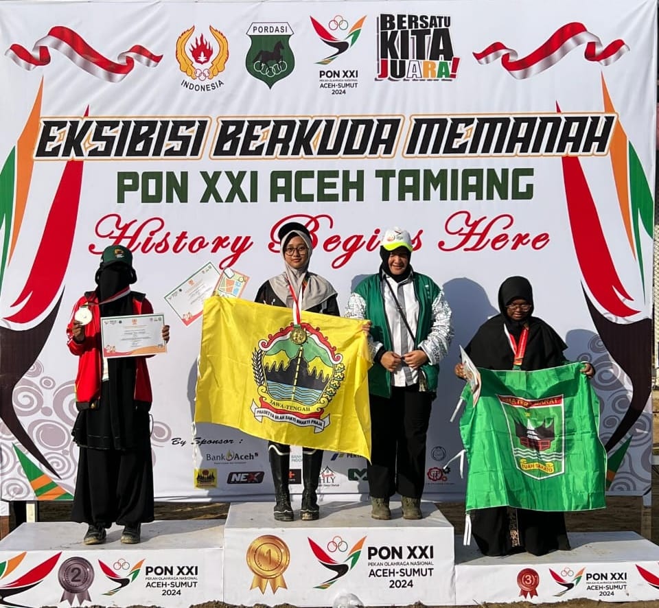 Atlet Berkuda Memanah Asal Banjarnegara Sabet Emas di PON XXI Aceh-Sumut