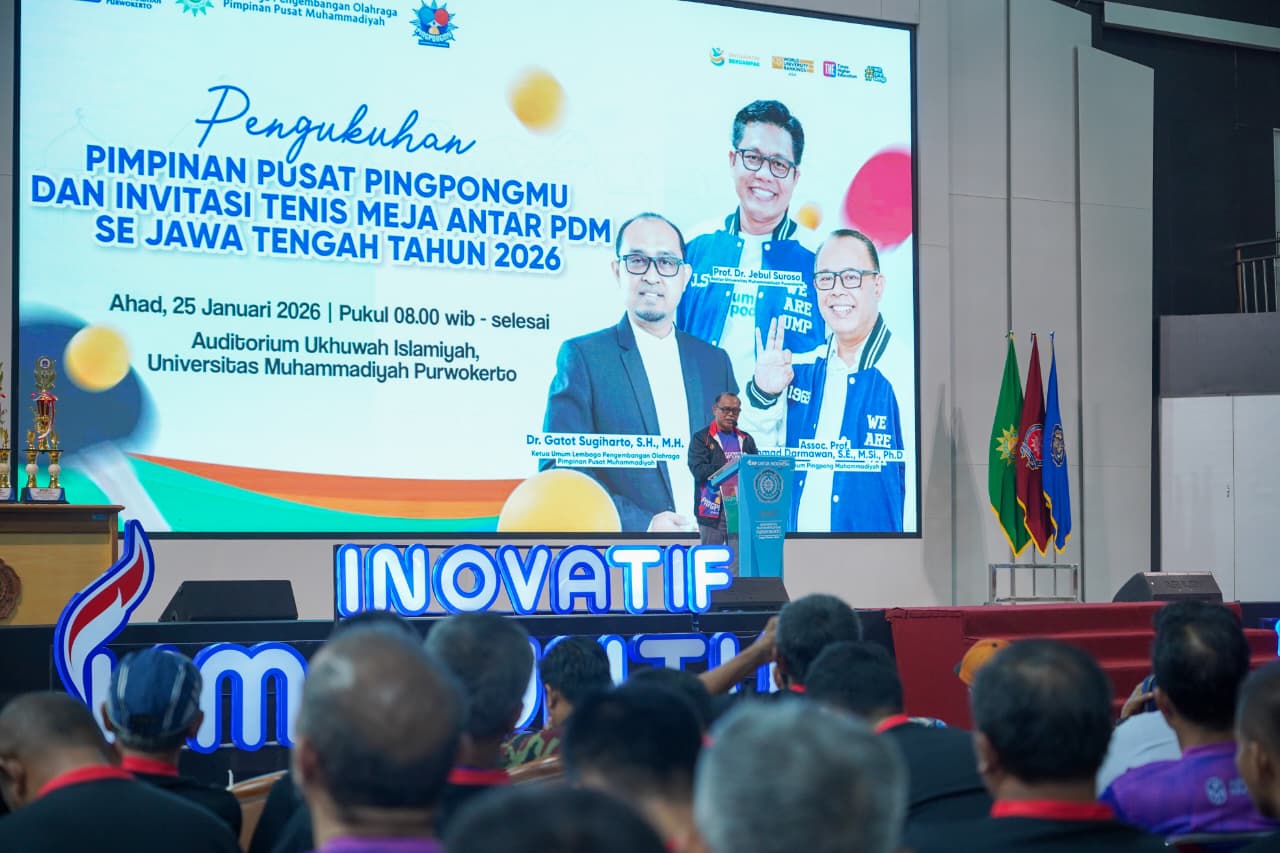 Pimpinan Pusat PingpongMu Resmi Dikukuhkan, Perkuat Dakwah Kultural Melalui Olahraga