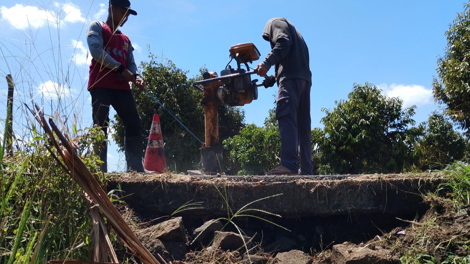 Jalan Amblas Kecila-Sibalung Banyumas Ditangani Cepat, Akses Warga Terancam Rusak