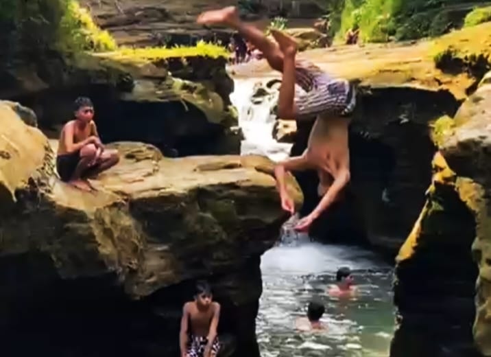 Tiket Masuk Berlaku, Pengunjung Kedung Kampak Banyumas Tetap Ramai