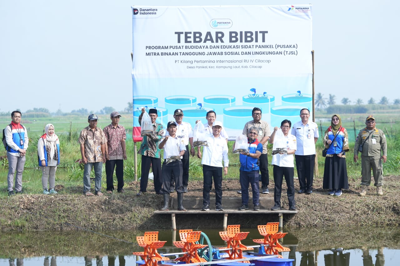 Sidat dari Cilacap Mendunia, Kilang Cilacap Dukung Budidaya Ikan Sidat Panikel