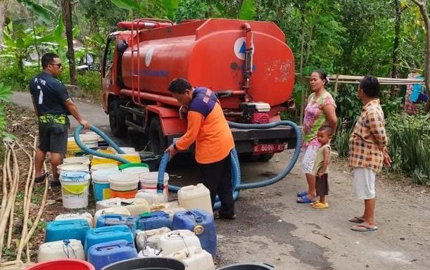 Hujan Mulai Turun, BPBD Purbalingga Masih Droping Air Bersih ke Wilayah Kekeringan