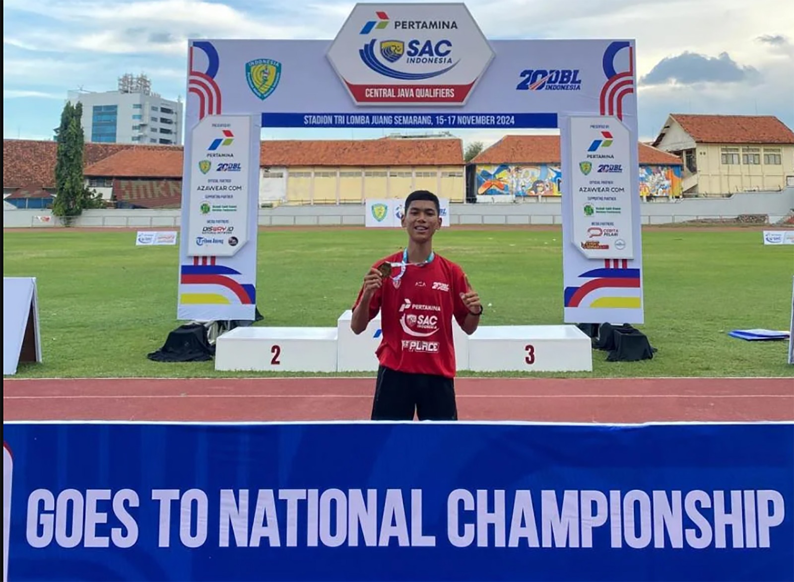 Siswa SMAN 1 Sigaluh Banjarnegara Meraih Juara 1 Lomba Lari 1000 Meter Putra Tingkat Provinsi