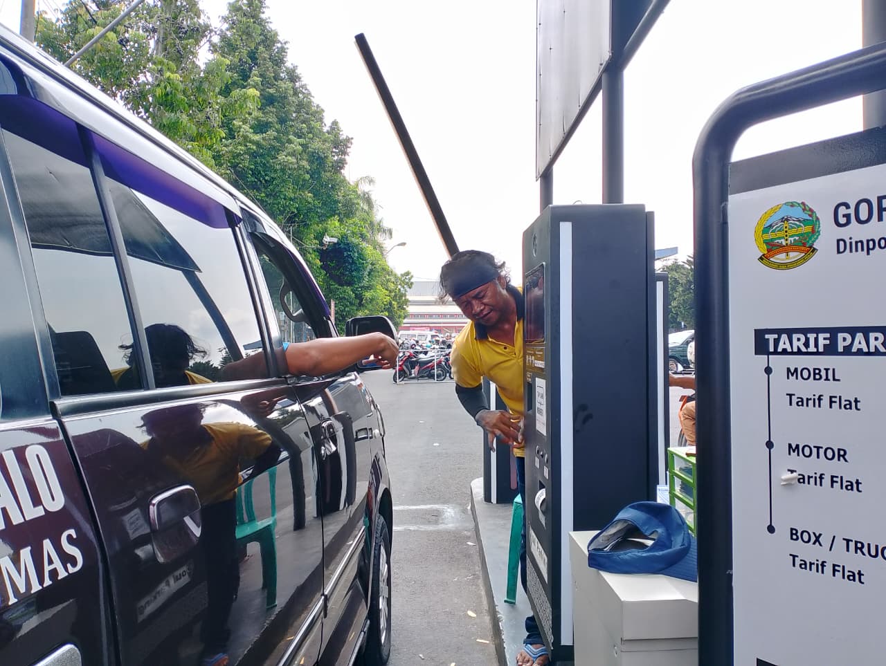 Parkir GOR Satria Purwokerto Kini Serba Digital, Jadi Lebih Rapi