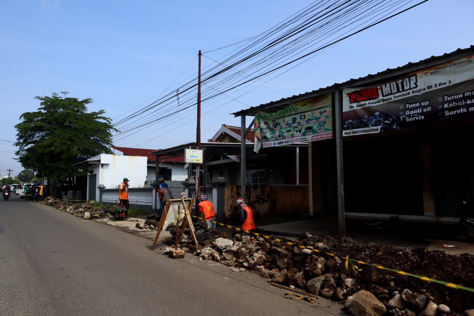 Baru 80 Persen, DPU Kebut Rehabilitasi Saluran Drainase Jalan Sunan Ampel