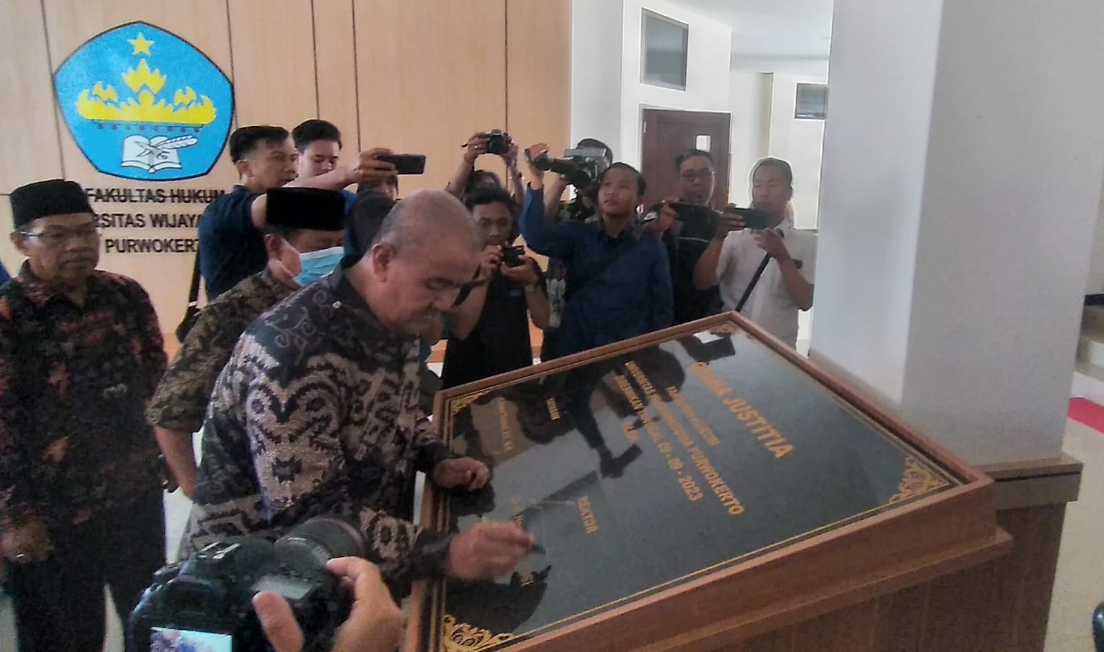 Unwiku Purwokerto Resmikan Gedung Justitia, Termasuk Gedung Fakultas Hukum Termegah di Jateng