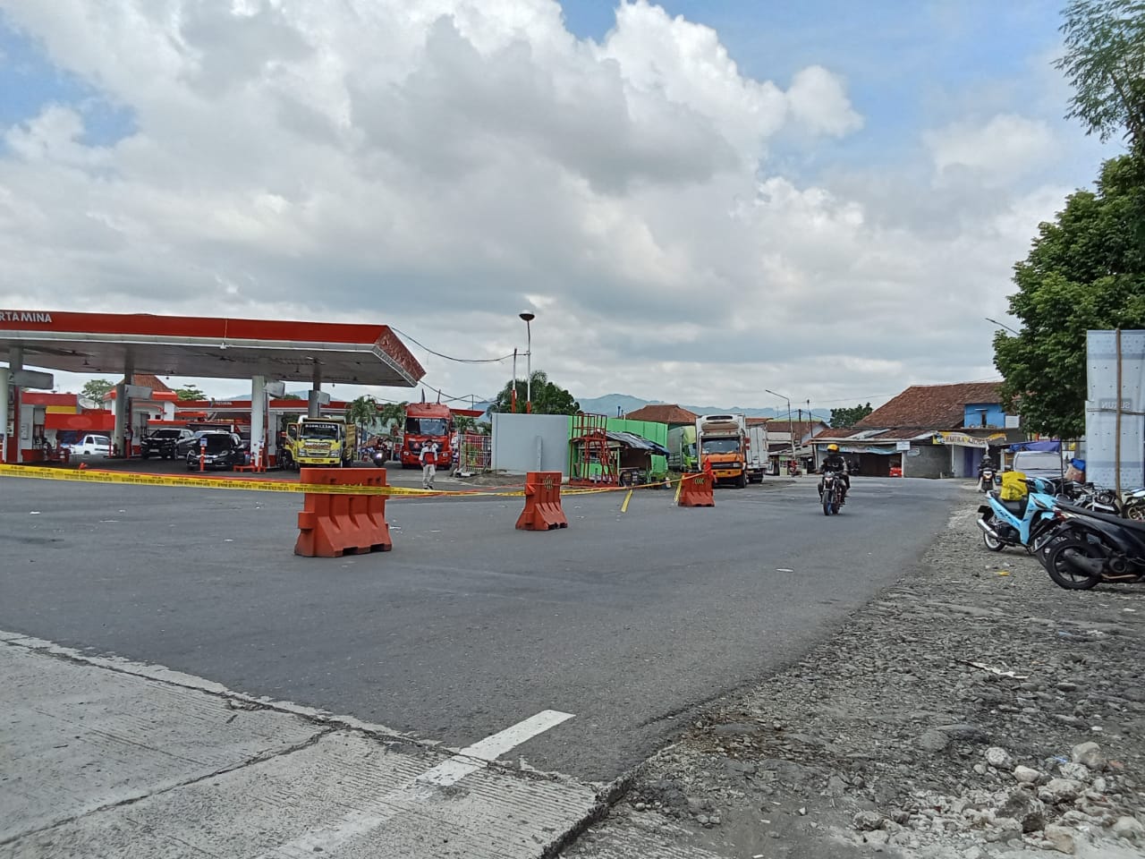 Satu Arah Masih Berlaku di Ajibarang, Arus Lalu Lintas Mulai Landai