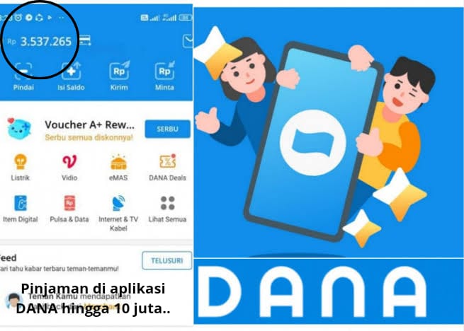 Pinjam Uang di Aplikasi DANA, Mudah Cepat Anti Ribet, Limit Hingga Rp 10 Juta, Cek Caranya