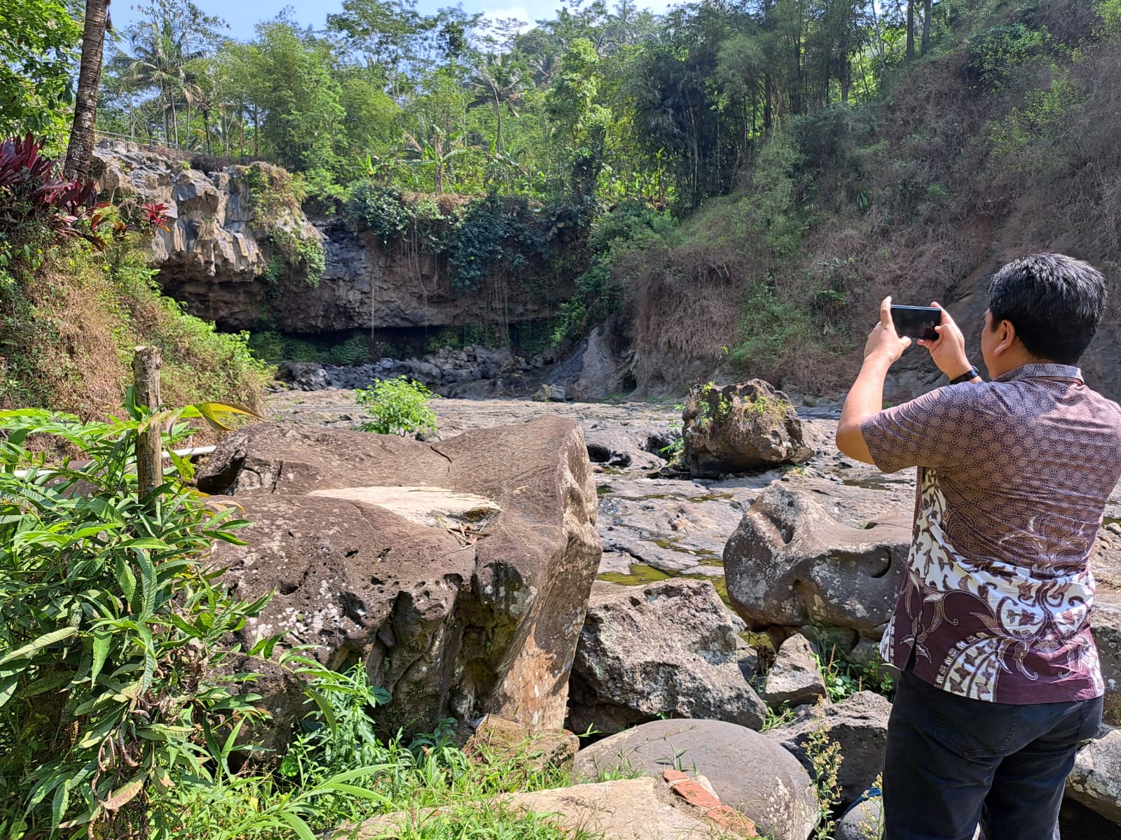 Kemarau Panjang, Sejumlah Air Terjun di Purbalingga Mulai Mengering