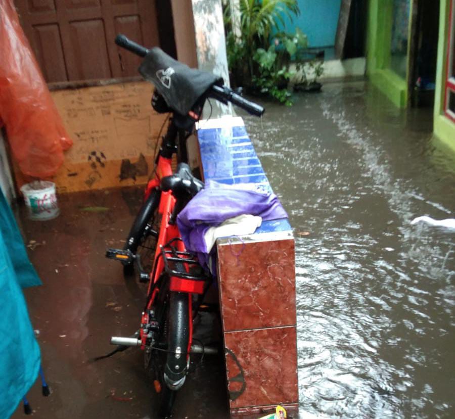 Akibat Luapan Sungai Biru di Purwokerto Wetan, Rumah Terendam Banjir Setinggi 1 Meter, 62 Jiwa Terdampak
