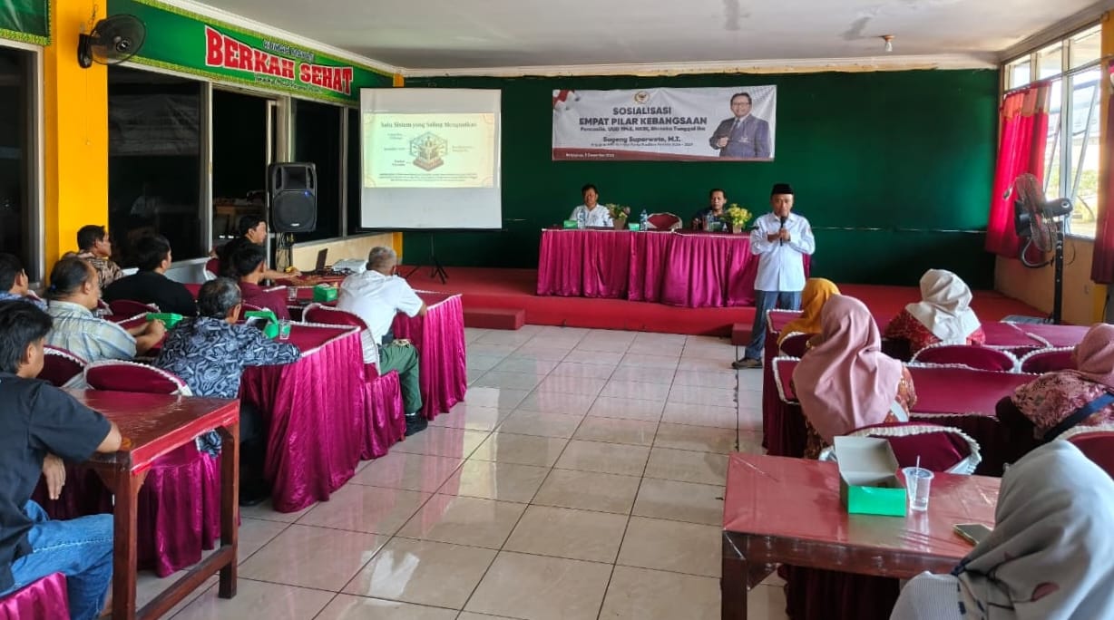 Sosialisasi Empat Pilar Kebangsaan, Sugeng Suparwoto Gaungkan “Sebuah Rumah Bernama Indonesia”