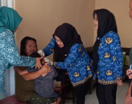 Putaran Pertama Sub PIN Polio, Capaian di Kabupaten Purbalingga Lebihi Target