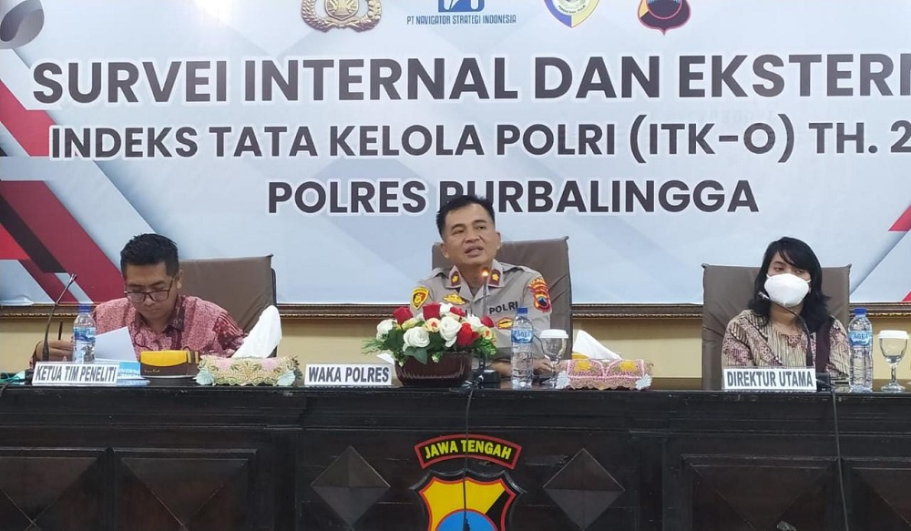 Polres Purbalingga Gelar Survei Indeks Tata Kelola