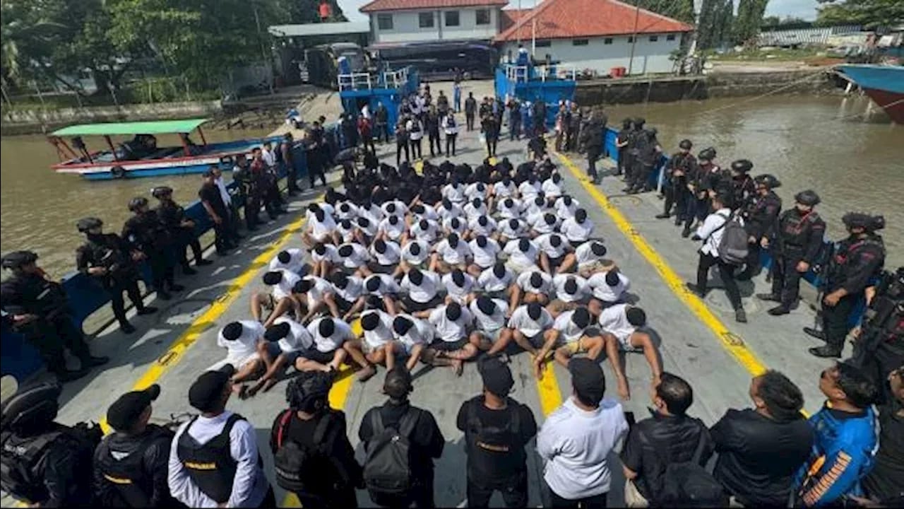 82 Napi Risiko Tinggi Dipindah ke Nusakambangan, Diperketat Pengawasan dan Pembinaan