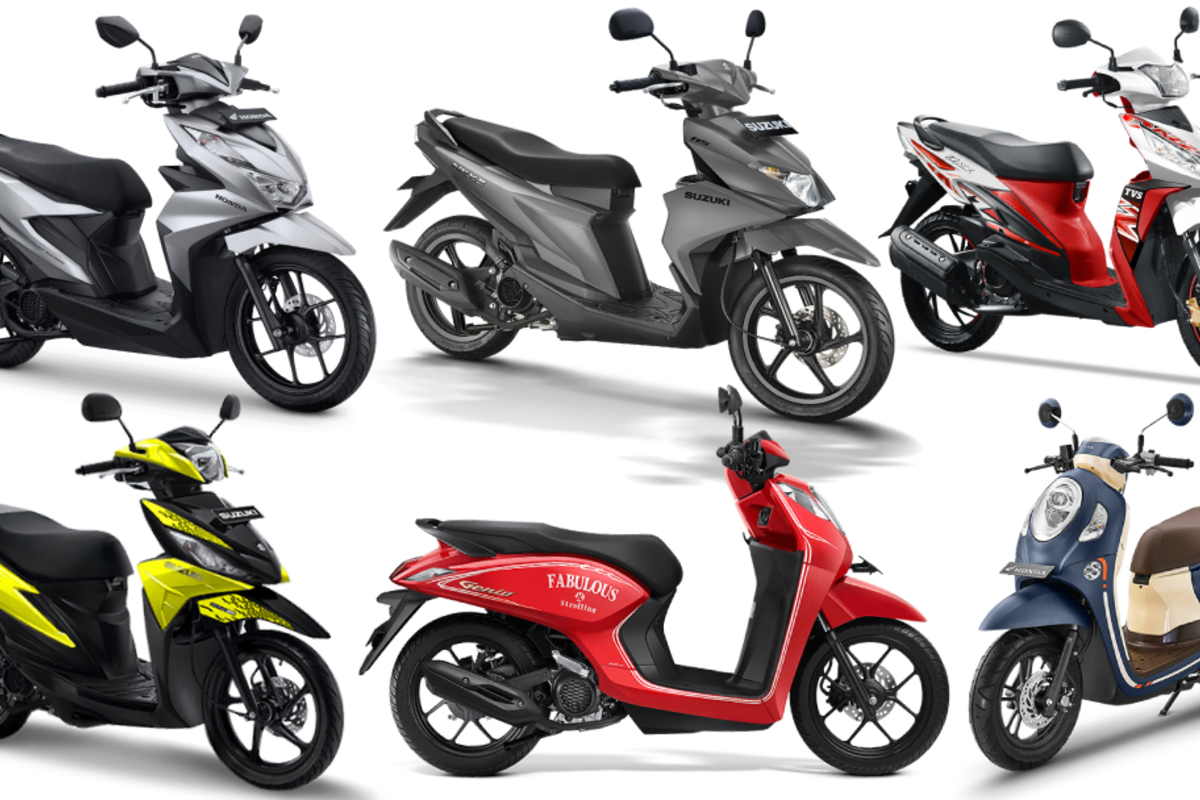 Tidak Perlu Banyak-Banyak, Cukup Siapin Budget Rp10 Juta Sudah Bisa Bawa Pulang 5 Motor Matic Ini!