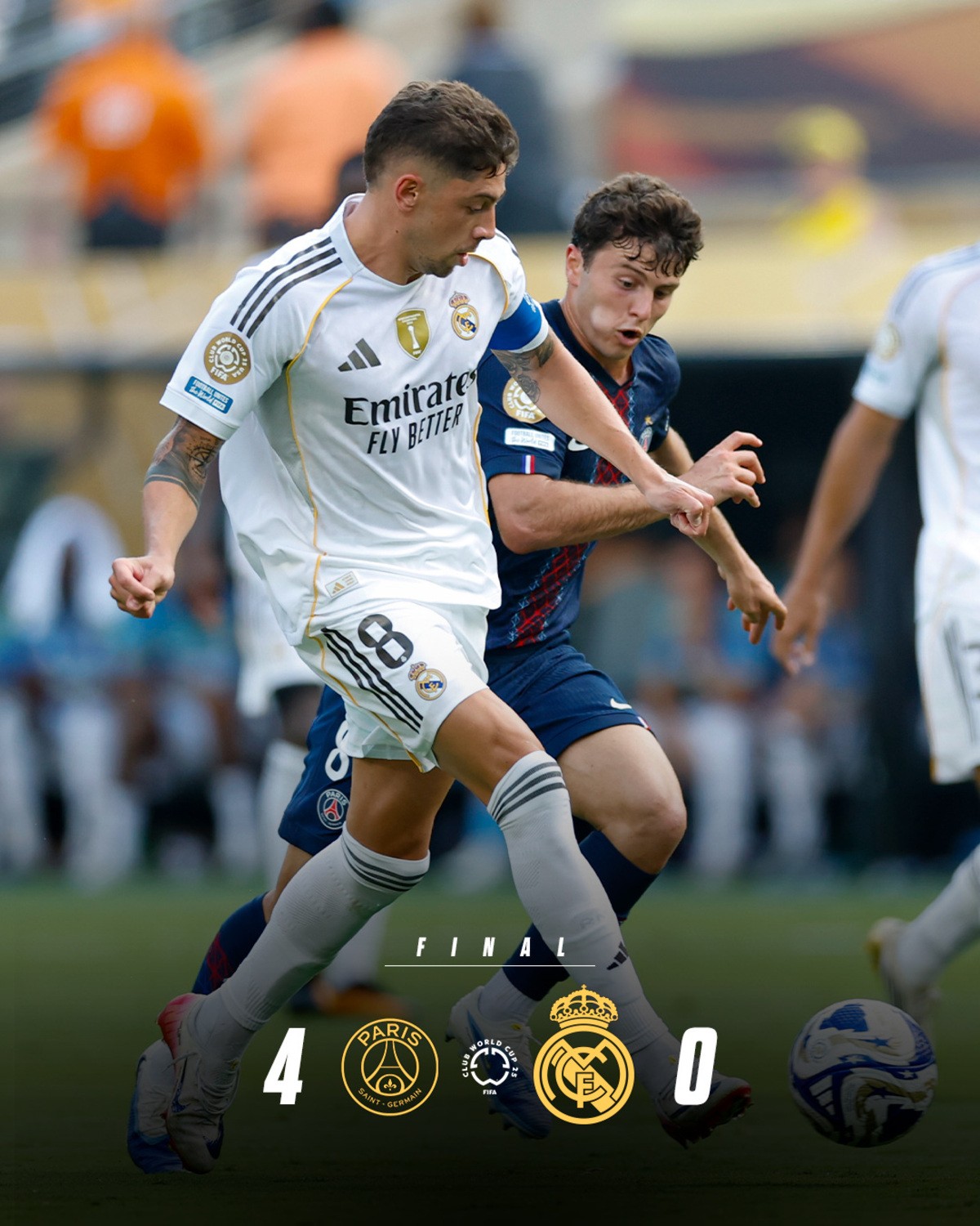 PSG Lolos ke Final Club World Cup, Madrid Tumbang Tanpa Perlawanan