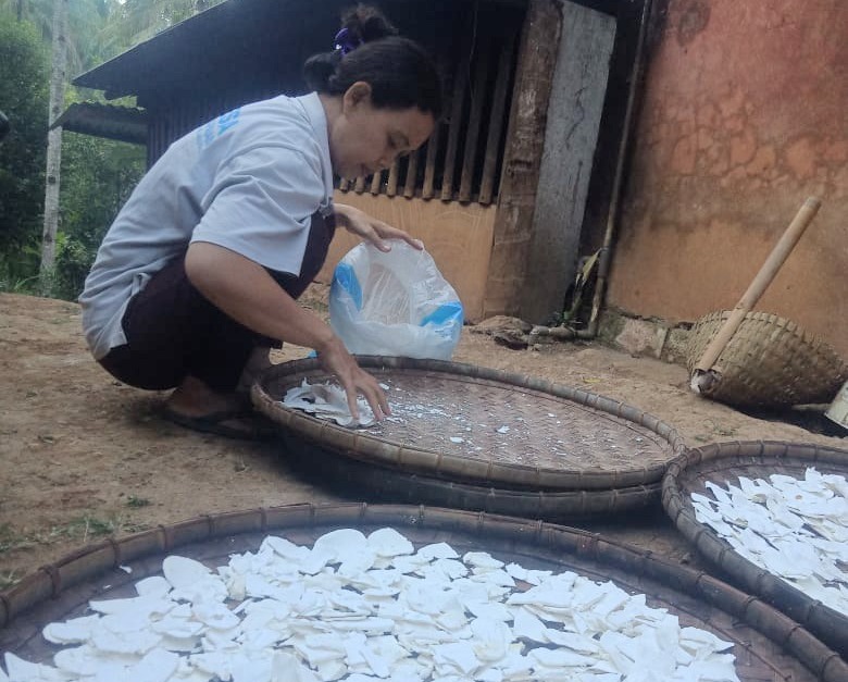Hasil Praktik Produksi Mocaf Desa Klinting Akan Dipasarkan