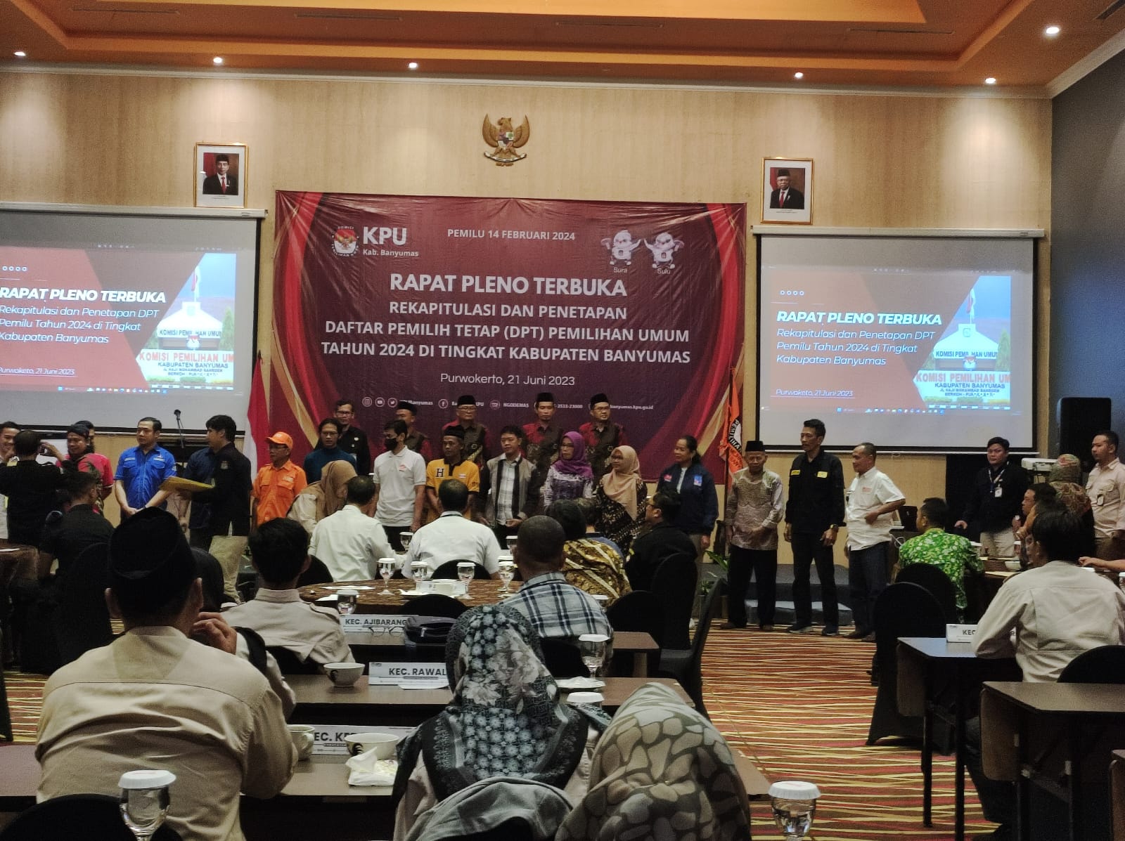 KPU Banyumas Tetapkan DPT, Naik 50 Ribu Pemilih dari Pemilu 2019