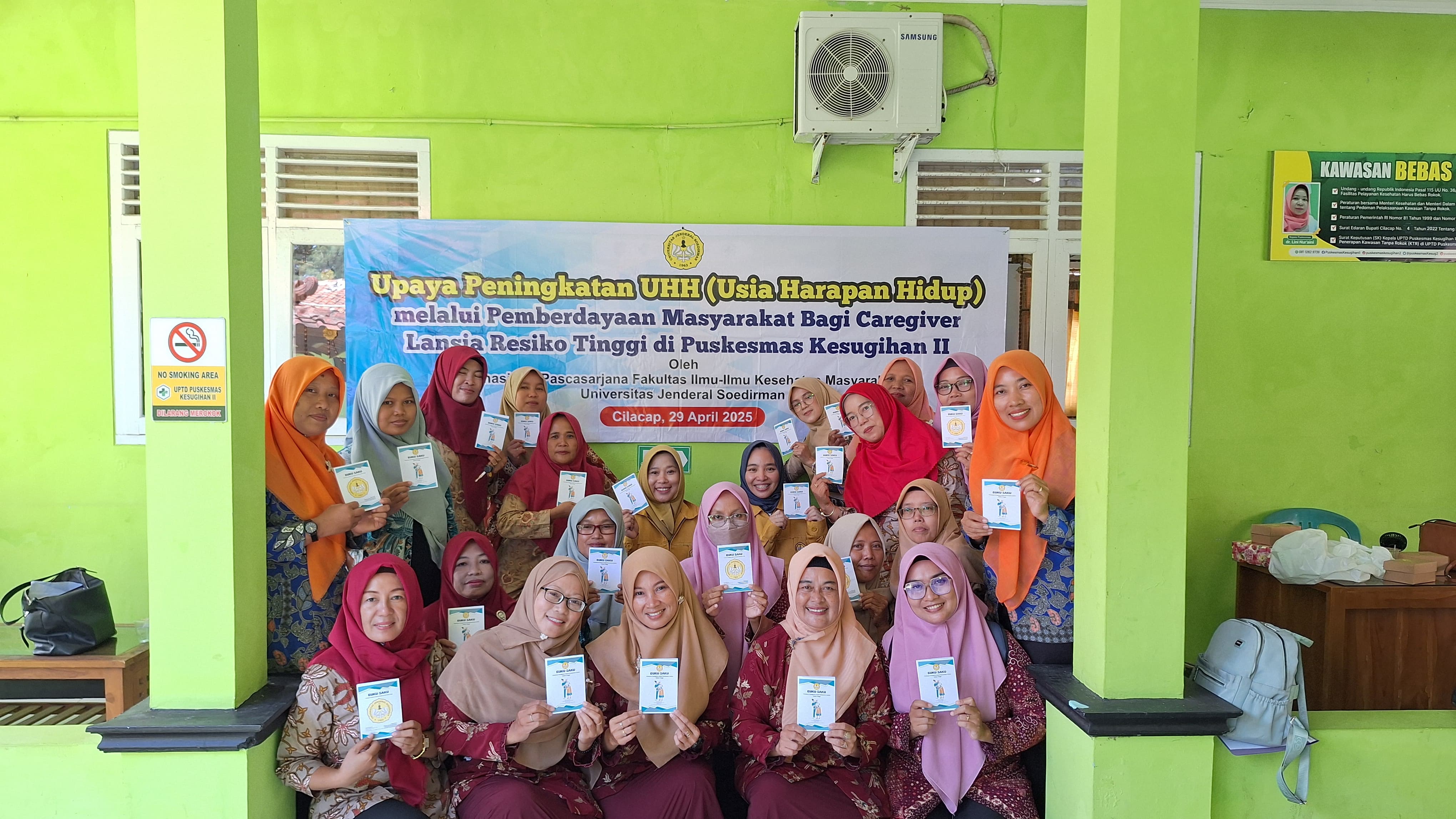 Peningkatan Usia Harapan Hidup melalui Pemberdayaan Caregiver Lansia Risiko Tinggi di Puskesmas Kesugihan II