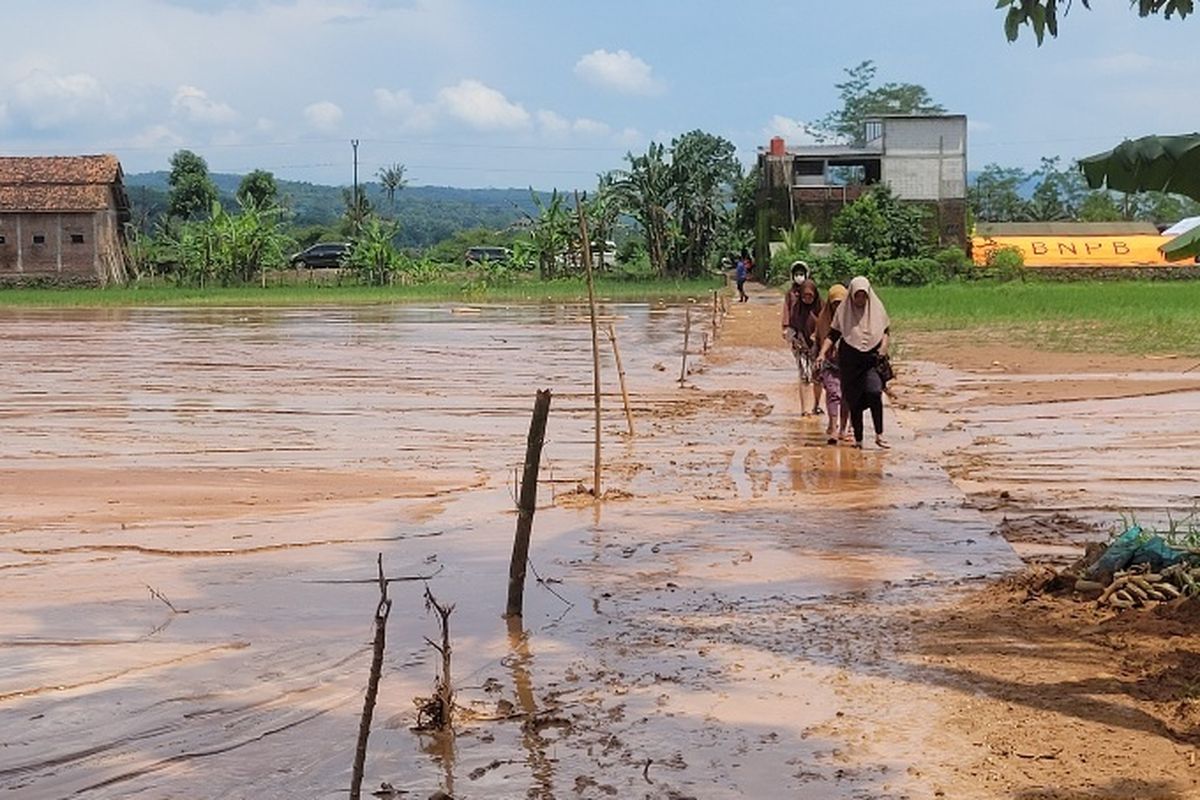 2,73 Hektare Sawah di Cibeunying Tertimbun Longsor, Kerugian Hingga Rp 106 Juta