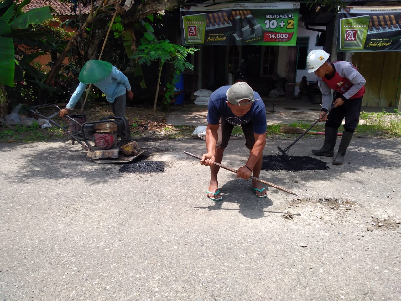 Terdampak Banjir, Prembun Usul Tambal Lubang