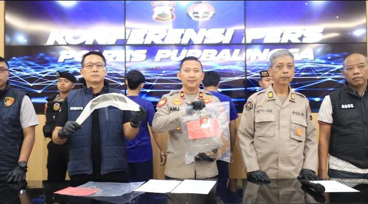 Operasi Aman Candi 2025, Polres Purbalingga Amankan 3 Tersangka Kasus Kekerasan
