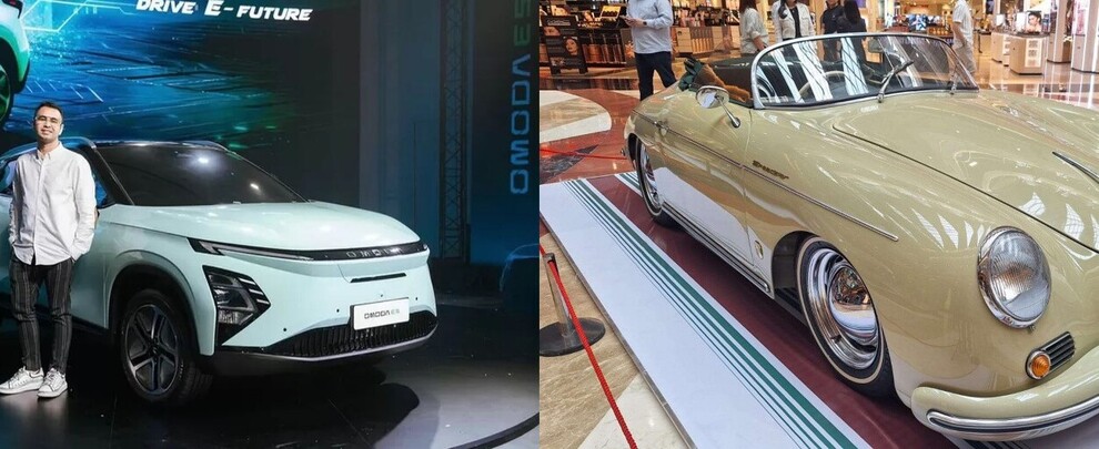 Chery Omoda E5 dan Porsche Taycan, Mobil Listrik Koleksi Raffi Ahmad 