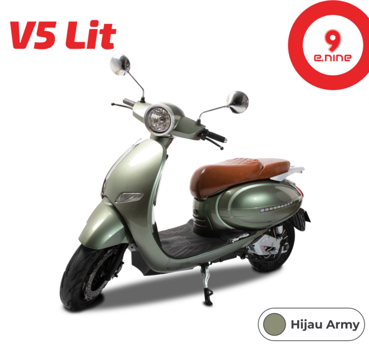 Mana yang Lebih Gacor? Motor Listrik Enine V5 Lit vs Enine V5, Mirip tapi Beda