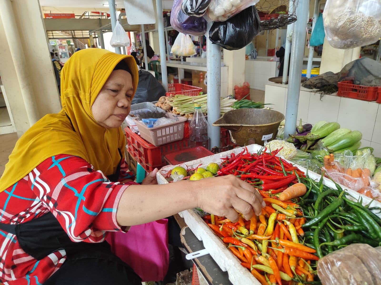 Harga Cabai Turun Pasca Lebaran 