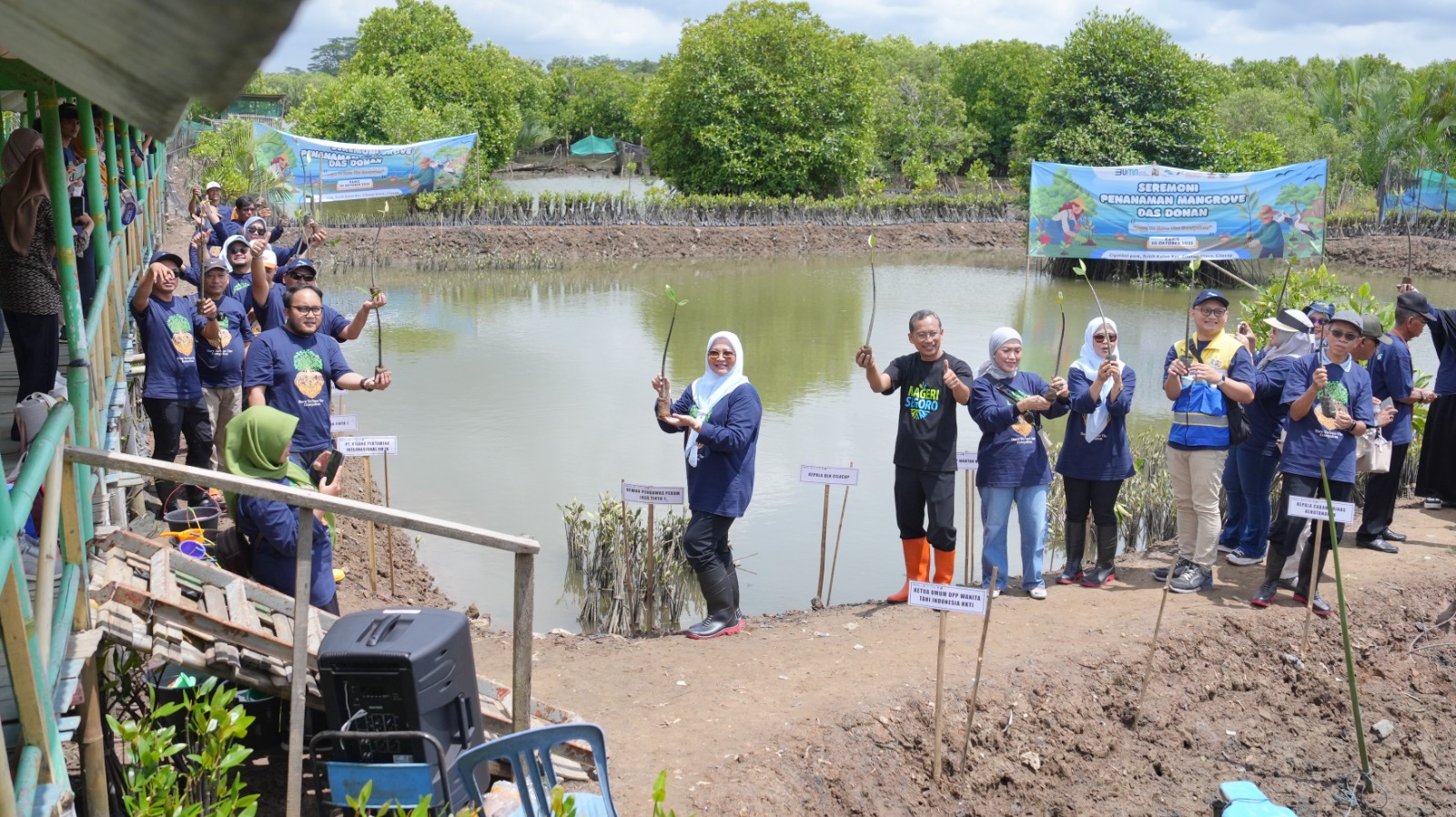 Tanam 100 Ribu Mangrove di DAS Donan, Komitmen Nyata Kilang Cilacap Jaga Keseimbangan Alam