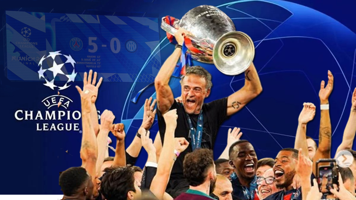 Penantian Panjang Terbayar! PSG Juara Liga Champions Usai Gilas Inter Milan Tanpa Ampun 5-0