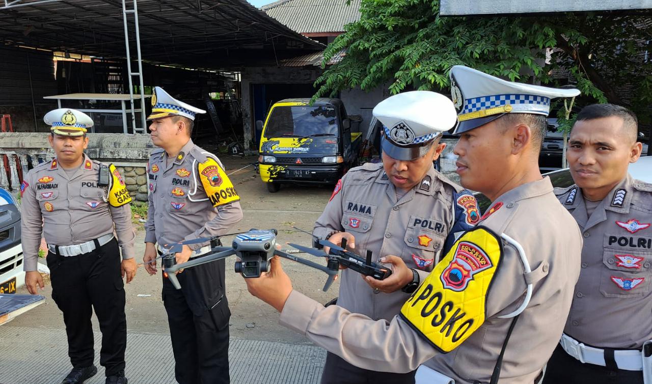 Gunakan ETLE Drone di Cilacap, 15 Pelanggar Tertangkap Kamera dalam Waktu 3 Menit
