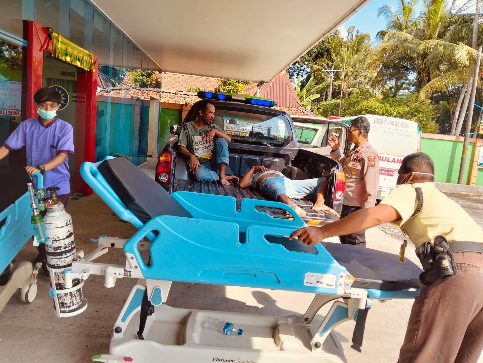 Polsek Buluspesantren Bantu Korban Kecelakaan, Amankan Uang Rp 60 Juta