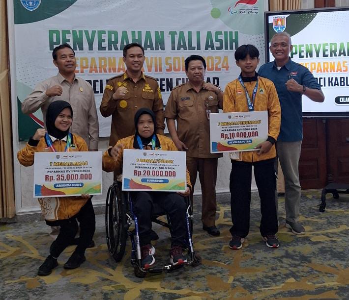 Atlet NPCI Cilacap Sumbang 43 Medali di Peparnas XVII