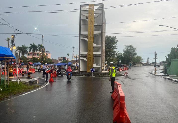 Sistem Satu Arah Diiuji Coba di Kawasan Heritage Tugu Titik Nol Kota Lama Cilacap
